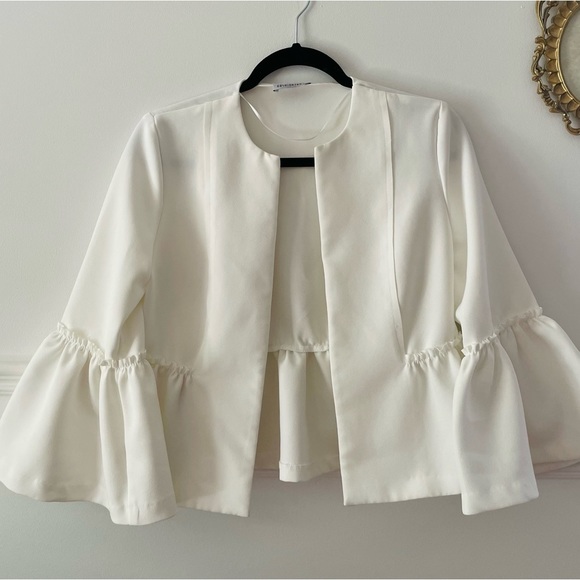 Peplum Blazer Jacket - Picture 1 of 3